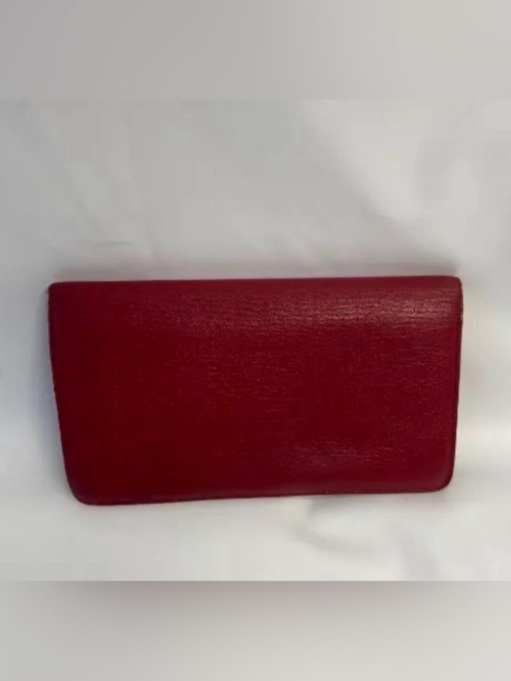 CHANEL Red Leather Flap Long Wallet - Picture 2 of 8